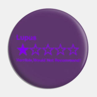 5 Star Review (Lupus) Pin