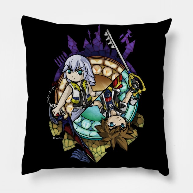 Kingdom Hearts II Riku and Sora (Riku) Pillow by Ranefea