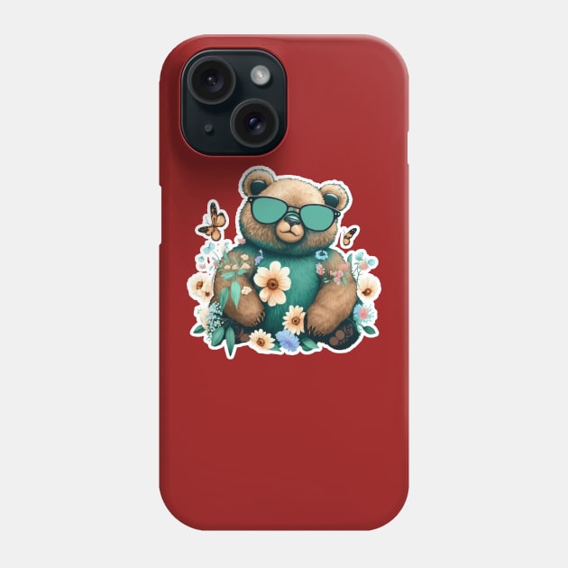 A Cool Bear Phone Case by Zoo state of mind