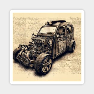 Deux Chevaux Magnet