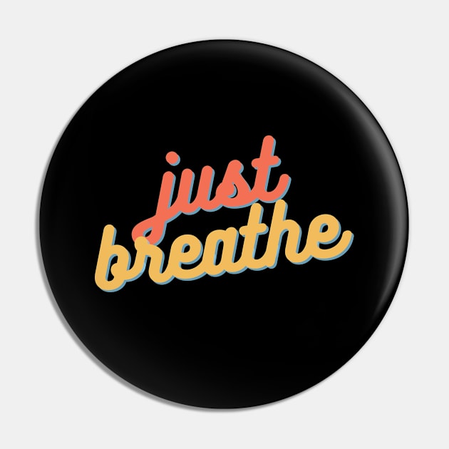 Just Breathe Pin by Sizzlinks