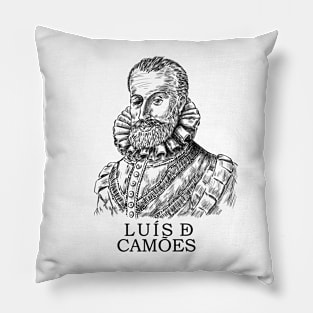 Luís de Camões. Portuguese poet. Literature. Pillow