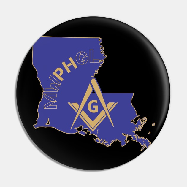 MWPHGLLA - Blue & Gold Pin by Brova1986