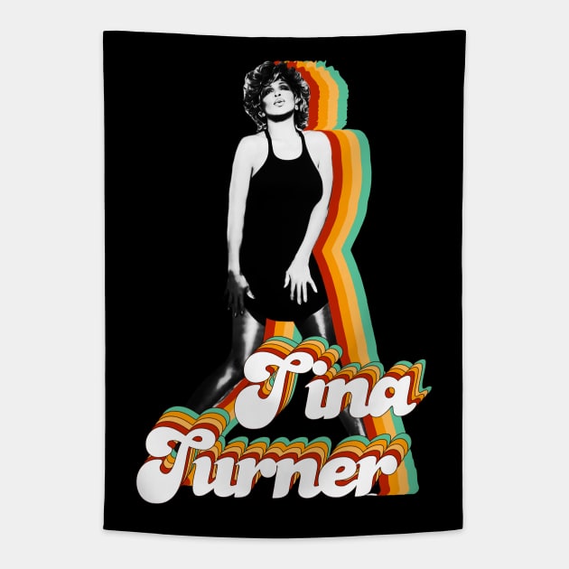 Tina Turner WPAP Tapestry by RUS