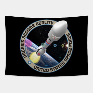 United States Space Force Dreams Tapestry