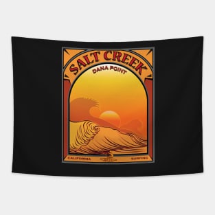 Salt Creek Dana Point California Surfing Tapestry