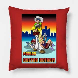 Paging Doctor Detroit Pillow