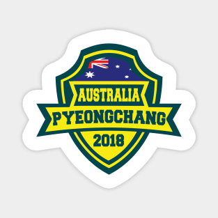 Team Australia Pyeongchang 2018 Magnet