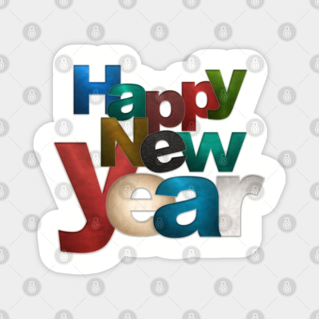 Have a Happy New Year Magnet by ppandadesign