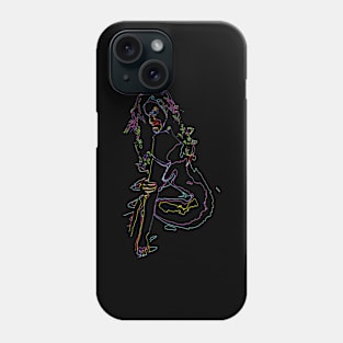 Neon Lady Phone Case