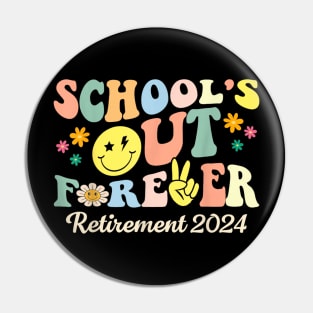 School Out For Summer Pin