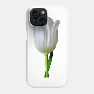 The White Tulip Phone Case