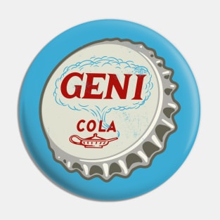 Vintage Genie Soda Bottlecap Pin