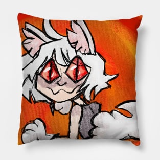 cat sabitsuki Pillow