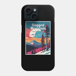 Ragged mountain ski new hampshire usa Phone Case