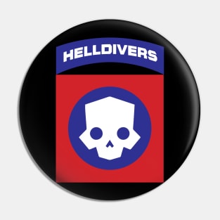 Helldivers Logo Patch Pin