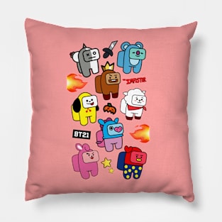 Among Us BT21 BTS Pillow