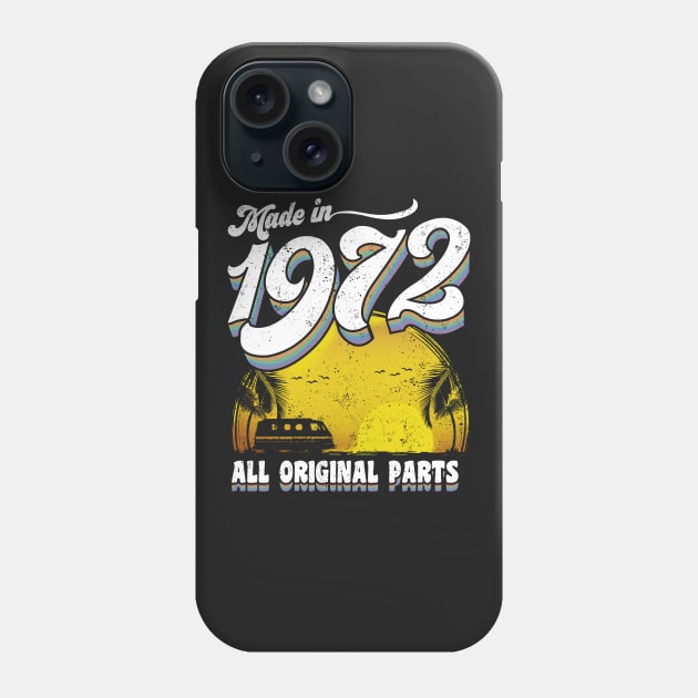 Made in 1972 All Original Parts Phone Case by KsuAnn