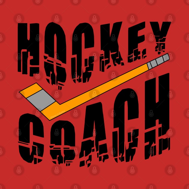 Hockey Coach Stick by Barthol Graphics