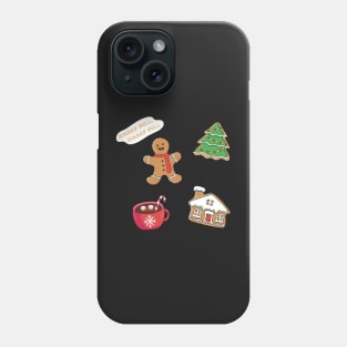 Christmas Gingerbread Stickers Phone Case