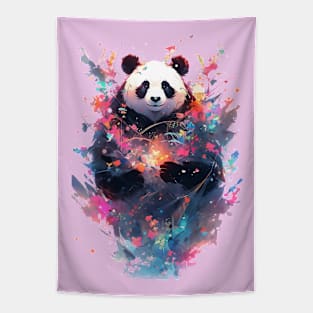 Panda Paint Tapestry