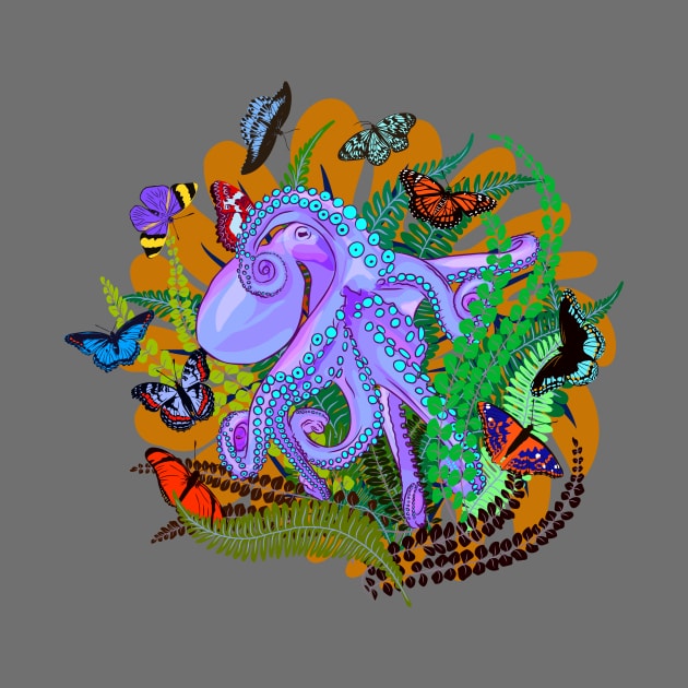Fantasy octopus by Elala