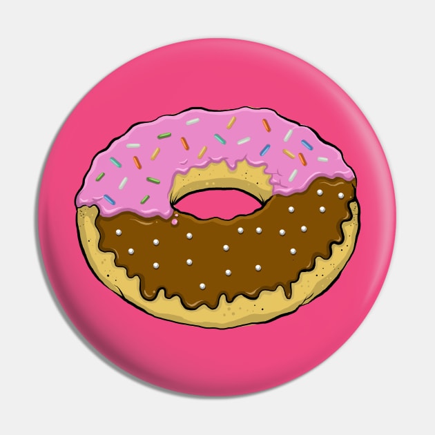 Donut Pin by Black Tee Inc