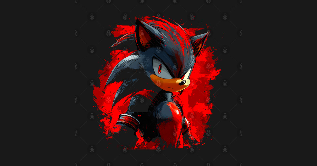 shadow the hedgehog - Shadow - T-Shirt | TeePublic