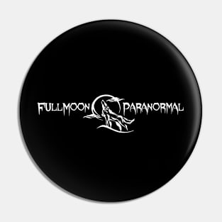 FullMoon Paranormal Logo (Landscape-Front) Pin