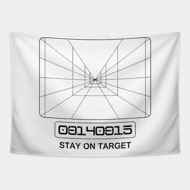 Stay On Target Tapestry by FreedoomStudio