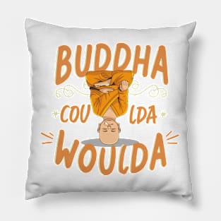 Buddhist Monk Yoga: Zen Mind, Playful Spirit Pillow