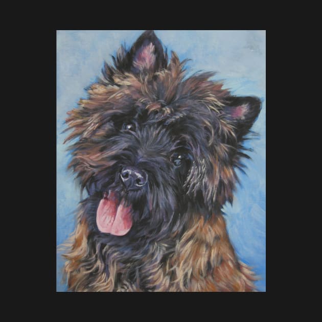 Cairn Terrier Fine Art Painting by LASHEPARD