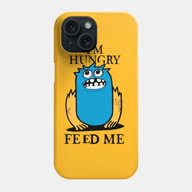 Hungry monster Phone Case by Tiberiuss