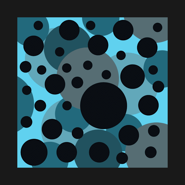 retro polka dot pop art by pauloneill-art