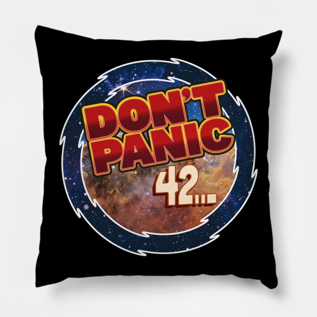 Don´t Panic Pillow by verdammt