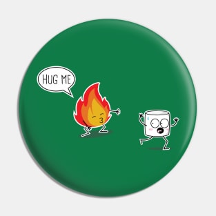 Marshmallow and Fire Pin