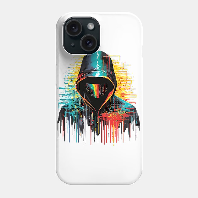 Hacker Game Urbain City Life Mistery Shadow Abstract Phone Case by Cubebox