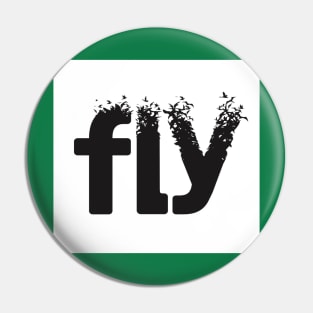 Fly Eagles Fly Pin