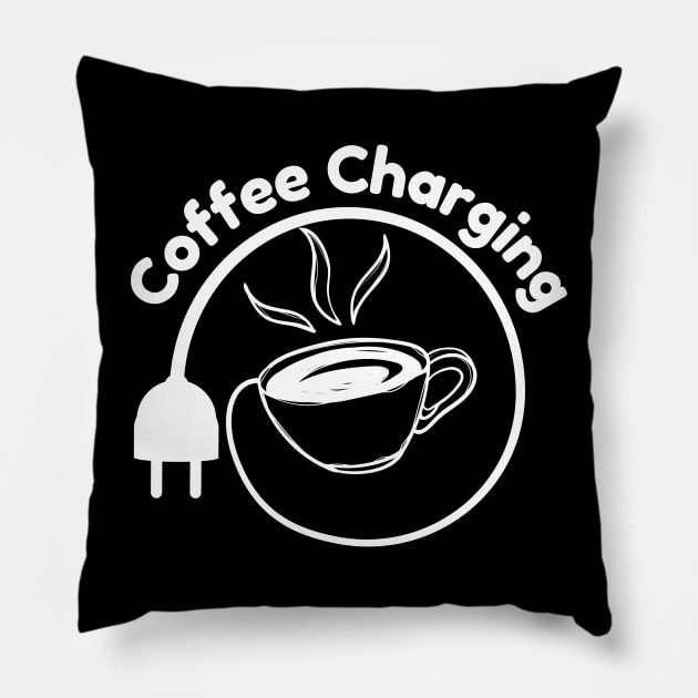 Coffee Charging - Lovecoffee Pillow by vcent