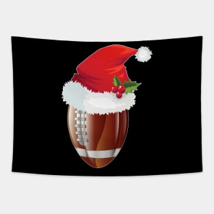 funny Christmas rugby sport lover shirt gift Tapestry