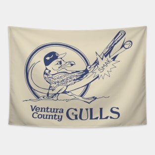 Defunct Ventura County Gulls Baseball 1986 Tapestry