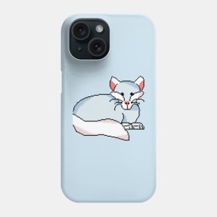 Enchanting Vixen: Pixel Art Fox Illustration for Stylish Apparel Phone Case