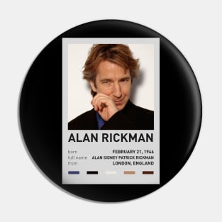 Alan Rickman (R:I:P) Pin