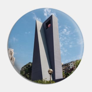 Large statue in Pershing Square, Downtown Los Angeles Pin