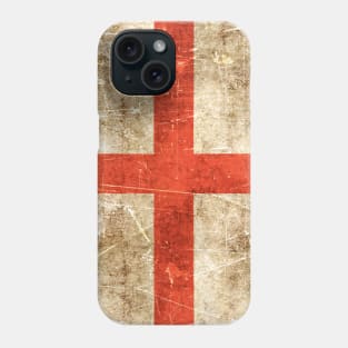 Vintage Aged and Scratched English Flag Phone Case