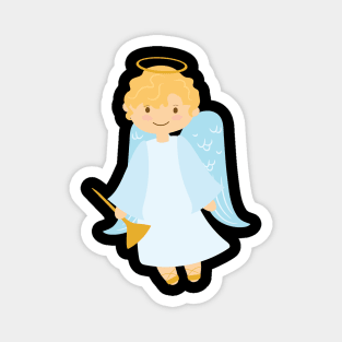 Cute Christmas Angel Magnet