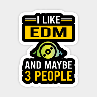 3 People EDM Magnet