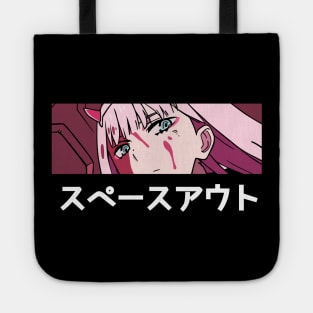 Darling in the Franxx  Zero Two Color Anime Manga Girl Text Tote