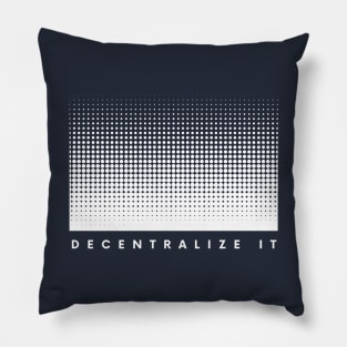 Decentralization - Bitcoin Crypto Pillow