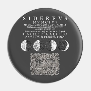 Galileo Galilei Sidereus Nuncius Pin